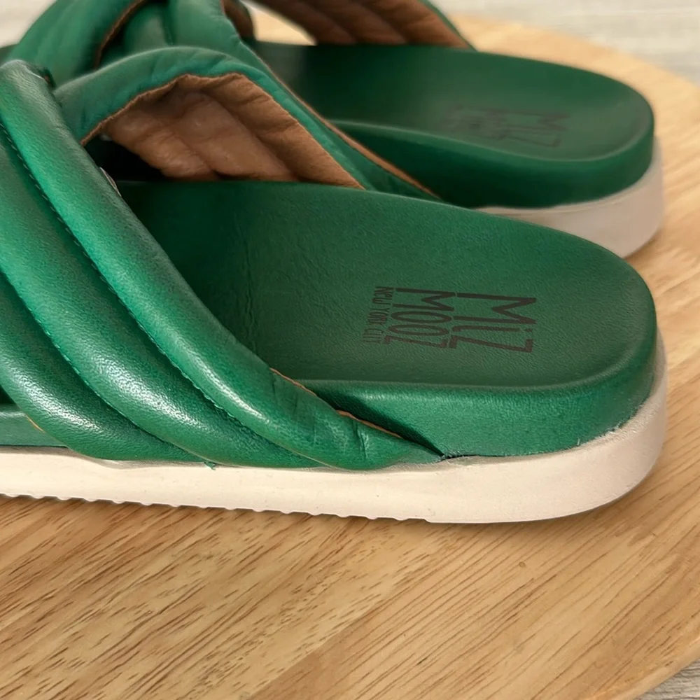 Miz Mooz Leather Slide Sandals - Marinella - Picture 6 of 8